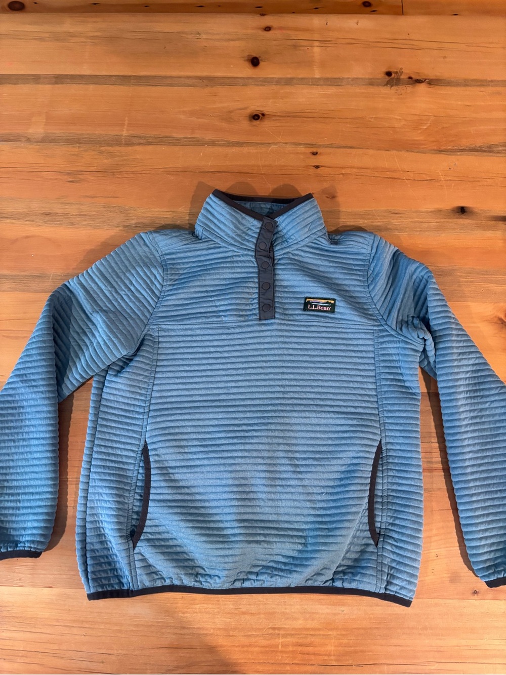 L.L.Bean Airlight Blue Pullover Womens Small - Picture 1 of 8